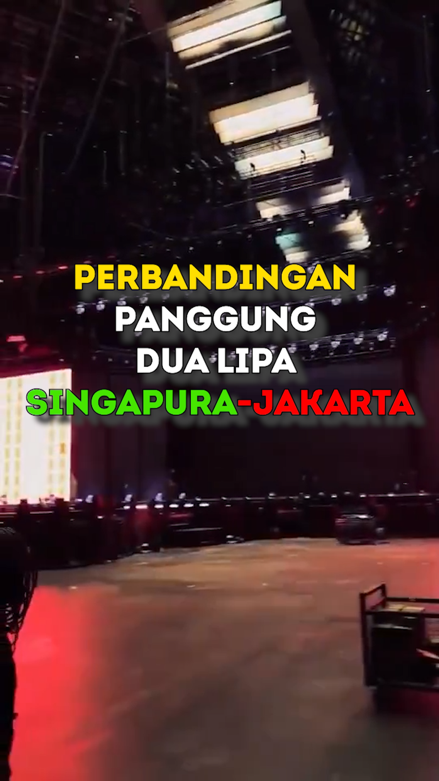 Video: Warganet Bandingkan Panggung Dua Lipa di Singapura dan Jakarta