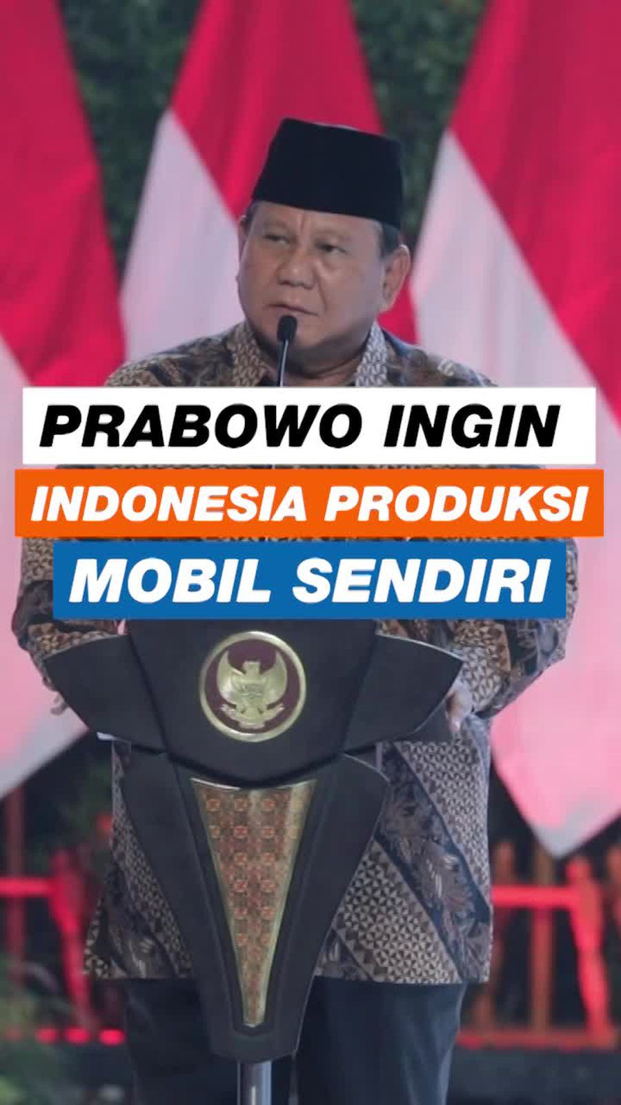 Video: Pernyataan Prabowo Tak Terima RI Belum Bisa Bikin Mobil hingga Komputer