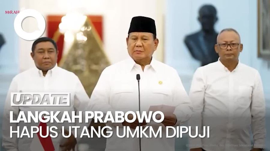 Video: Pimpinan DPR Apresiasi Langkah Prabowo Hapus Utang UMKM
