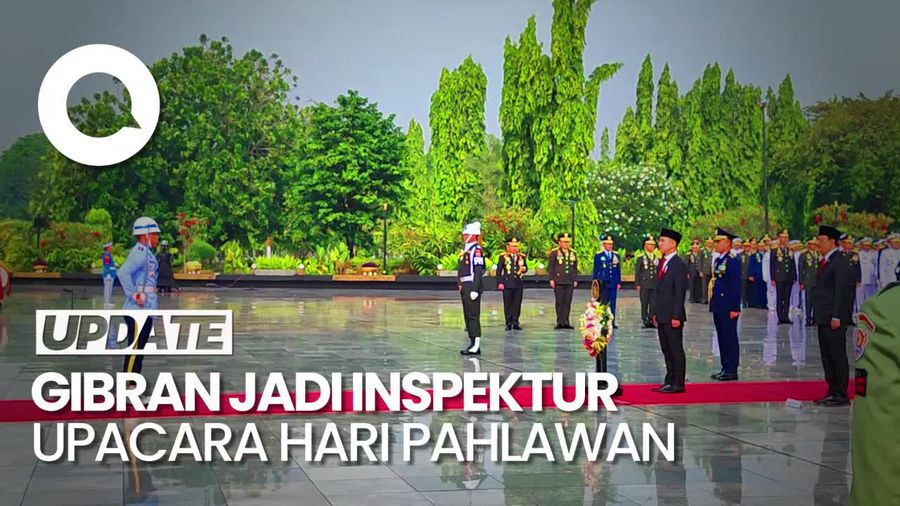Video: Momen Wapres Gibran Pimpin Upacara Hari Pahlawan di TMP Kalibata