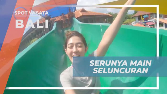 Serunya Meluncur di Kolam Hotel Mewah di Bali