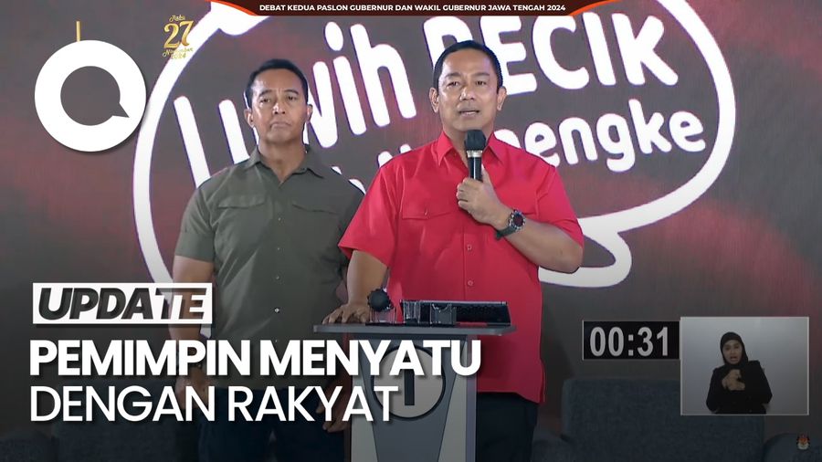 Video: Tutup Debat, Andika-Hendi Sebut Pemimpin Tak Boleh Menekan yang di Bawah