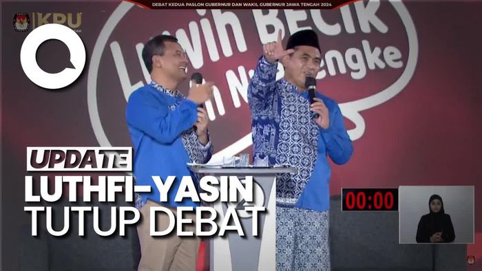 Video: Tutup Debat, Luthfi-Yasin Bawakan Tembang Lir-ilir Sunan Kalijaga
