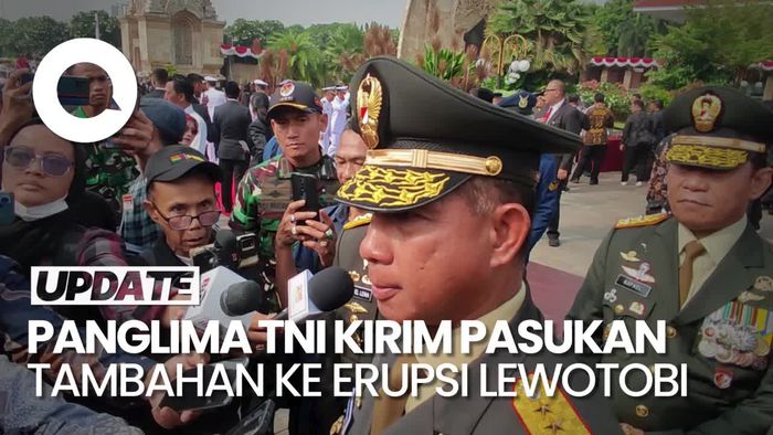 Video: 24 Pasukan TNI Pulang dari Filipina, Langsung Dikirim ke Gunung Lewotobi