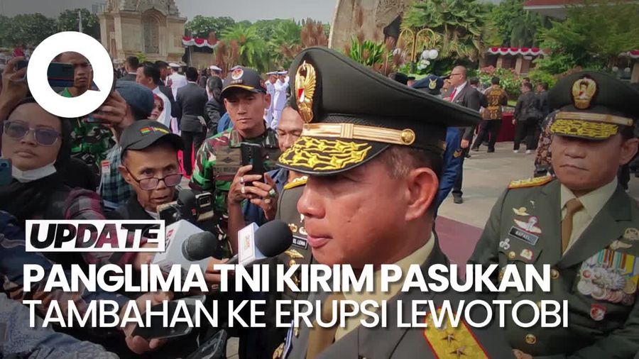 Video: 24 Pasukan TNI Pulang dari Filipina, Langsung Dikirim ke Gunung Lewotobi