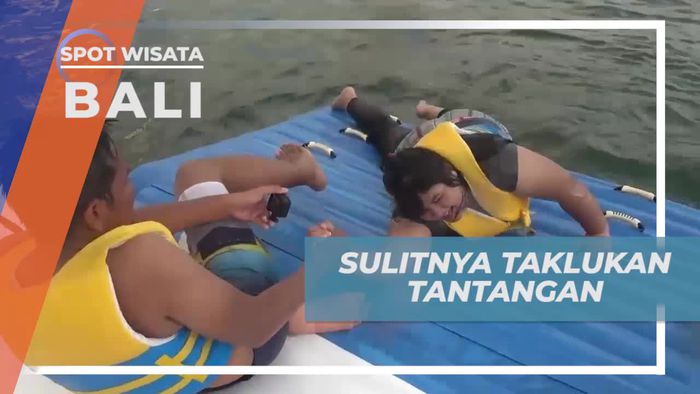 Tantangan Seru Menaklukkan Wahana Apung di Bali