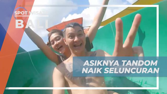 Tandem Berseluncur di Kolam Hotel di Bali