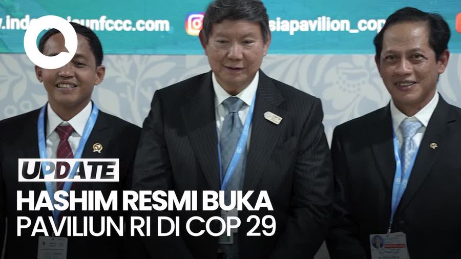 Video: Hashim Djojohadikusumo Resmikan Paviliun RI di COP 29 Azerbaijan