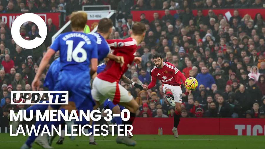Video: Garnacho Bikin Gol Ciamik, MU Bungkam Leicester 3-0