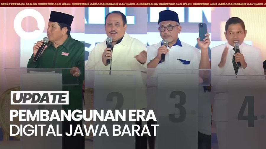 Video Dedi Mulyadi Bicara Pembangunan Digital, Begini Tanggapan 3 Cagub Lain