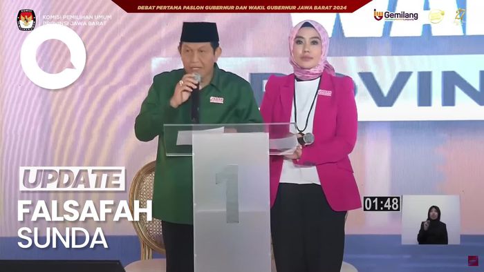Video Visi-Misi Acep-Gita di Debat Perdana: Cageur, Bageur, Pinter, Singer