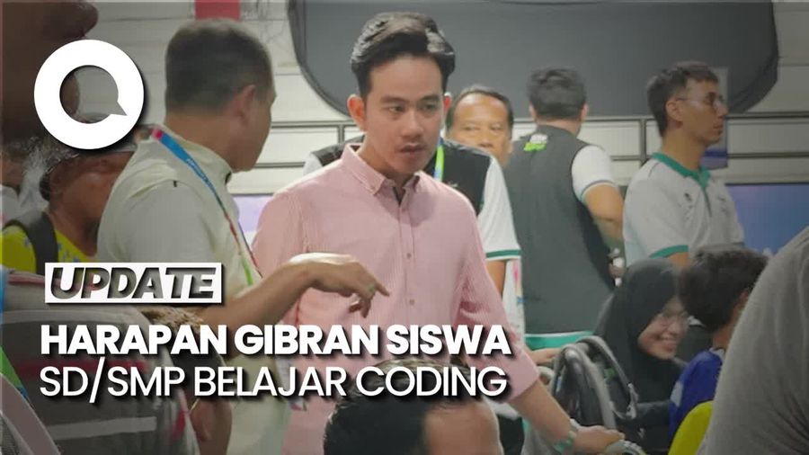 Video: Gibran Ingin SD/SMP Belajar Coding, Matematika Sejak TK