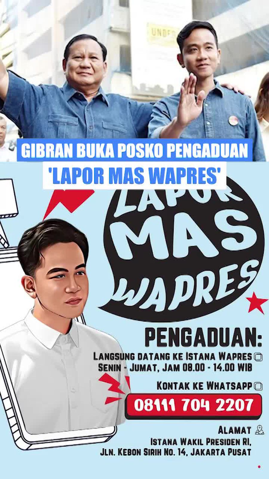 Video: Ragam Reaksi Netizen soal Lapor Mas Wapres