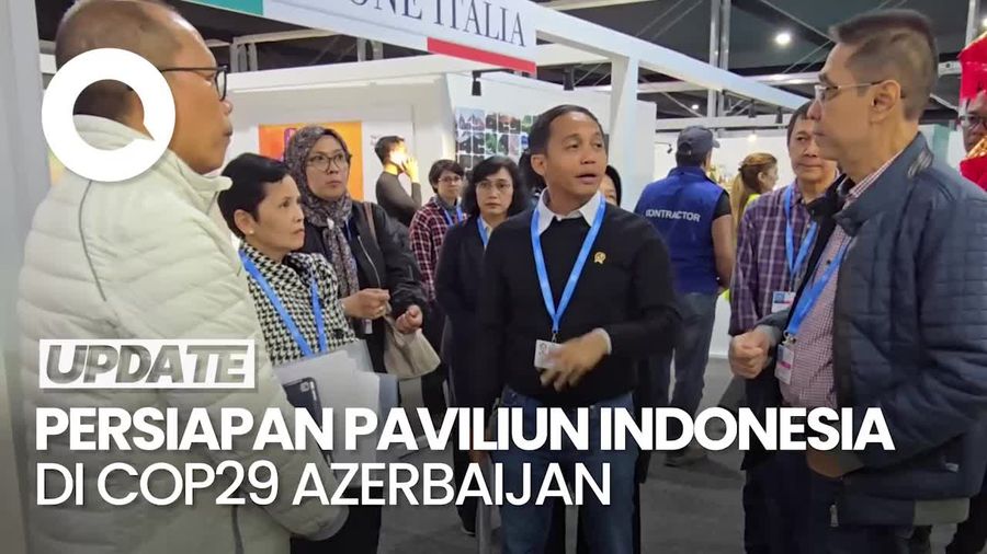 Video Menhut Raja Juli Pantau Persiapan Paviliun Indonesia di COP29 Azerbaijan