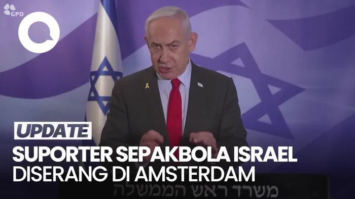 Video: Netanyahu Sebut PM Belanda Malu Buntut Suporter Sepakbola Israel Diserang