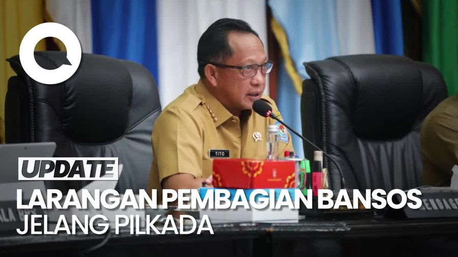 Video: Mendagri Akan Buat Surat Edaran Larang Pembagian Bansos Jelang Pilkada