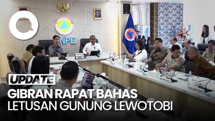Video: Gibran Pimpin Rapat Penanggulangan Bencana Letusan Gunung Lewotobi