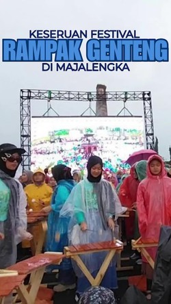 Video: Hujan Tak Memadamkan Api Semangat di Festival Rampak Genteng 2024