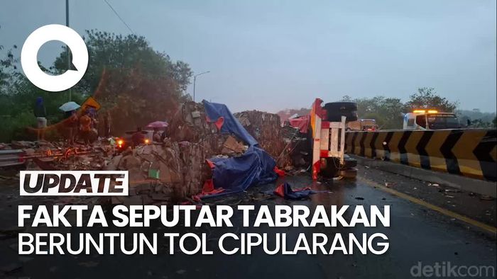 Video: Horor Tabrakan Beruntun Tol Cipularang Libatkan 17 Kendaraan