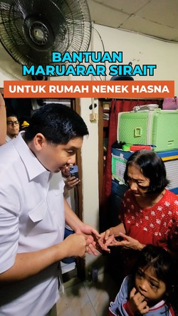 Video: Maruarar Sirait Beli Rumah Tetangga Nenek Hasna Rp 250 Juta