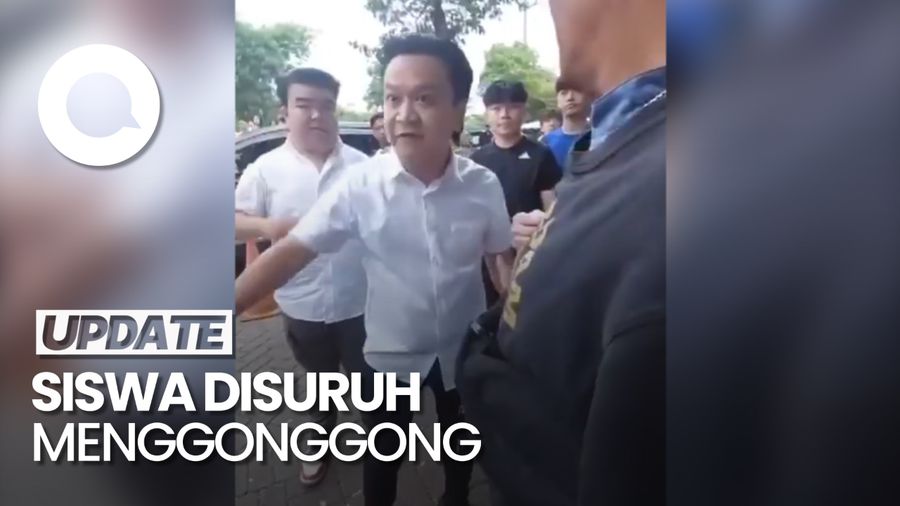Video: Pria Marah-marah Suruh Siswa SMA Menggonggong di Surabaya