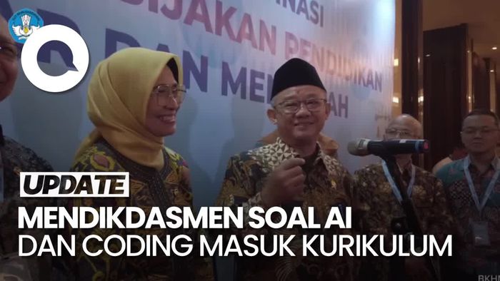Video Gibran Usul AI-Coding Masuk Kurikulum, Mendikdasmen: Sifatnya Pilihan
