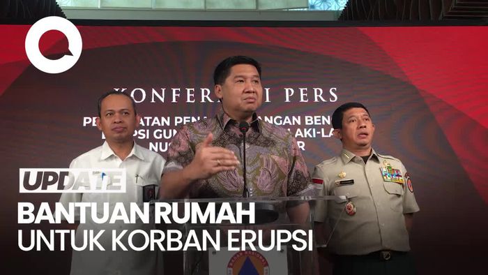 Video: Pemerintah Siapkan 1.100 Rumah untuk Korban Erupsi Gunung Lewotobi