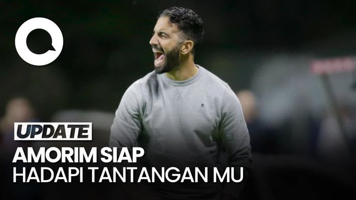 Video Ruben Amorim Siap Hadapi Tantangan Sulit di MU