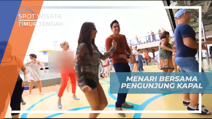  Bergembira Menari Bersama Pengunjung Kapal Pesiar Costa Atlantica, Timur Tengah