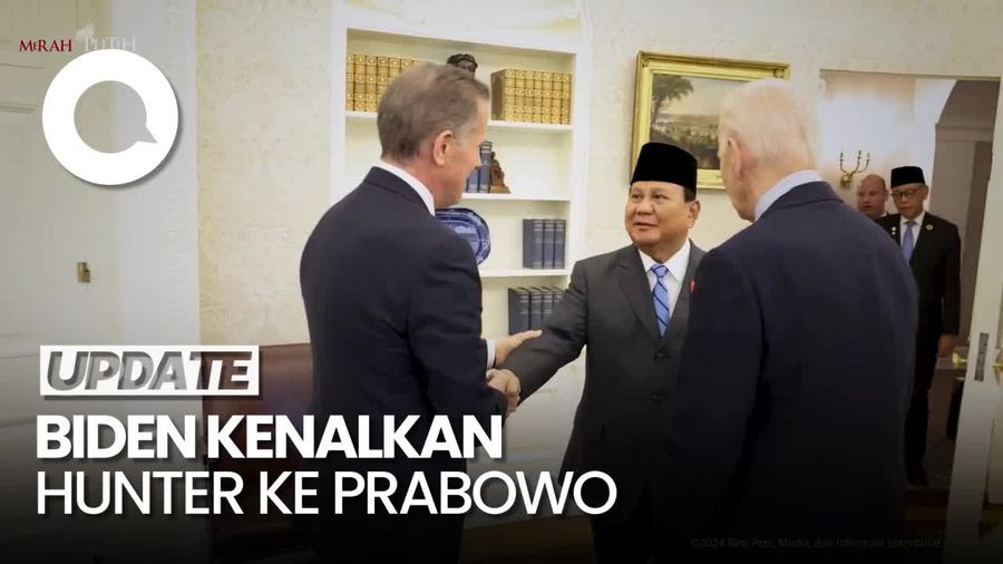 Video: Momen Joe Biden Kenalkan Anaknya ke Prabowo di Gedung Putih