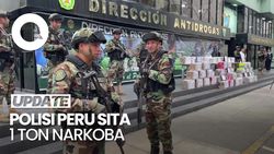 Video Penampakan 1 Ton Kokain Siap Kirim Tujuan Meksiko yang Disita Polisi Peru