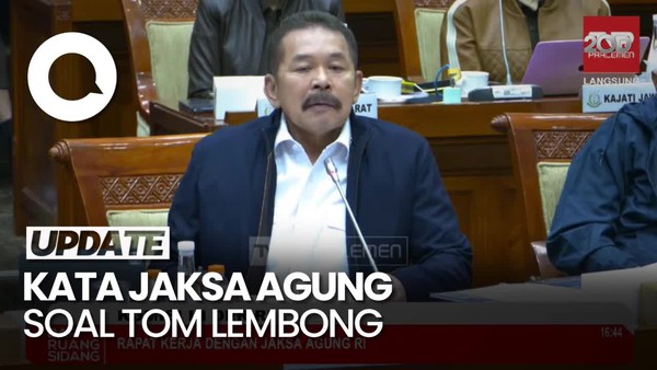Video: Jaksa Agung Tegaskan Kasus Tom Lembong Tak Ada Maksud Politik