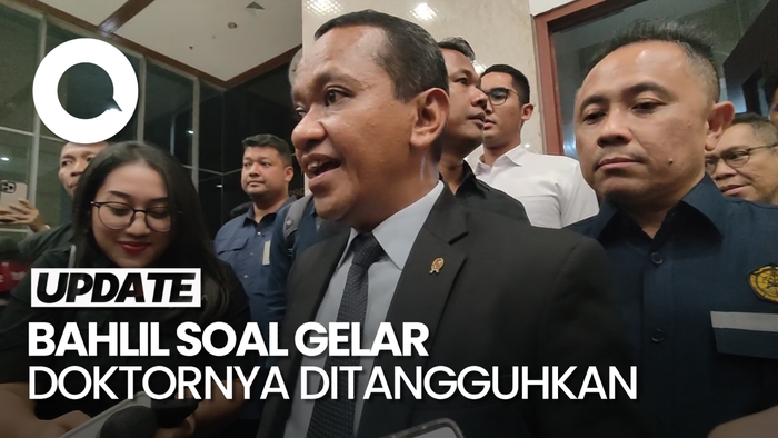 Video Gelar Doktornya Ditangguhkan, Bahlil: Saya Belum Lihat Isinya! 