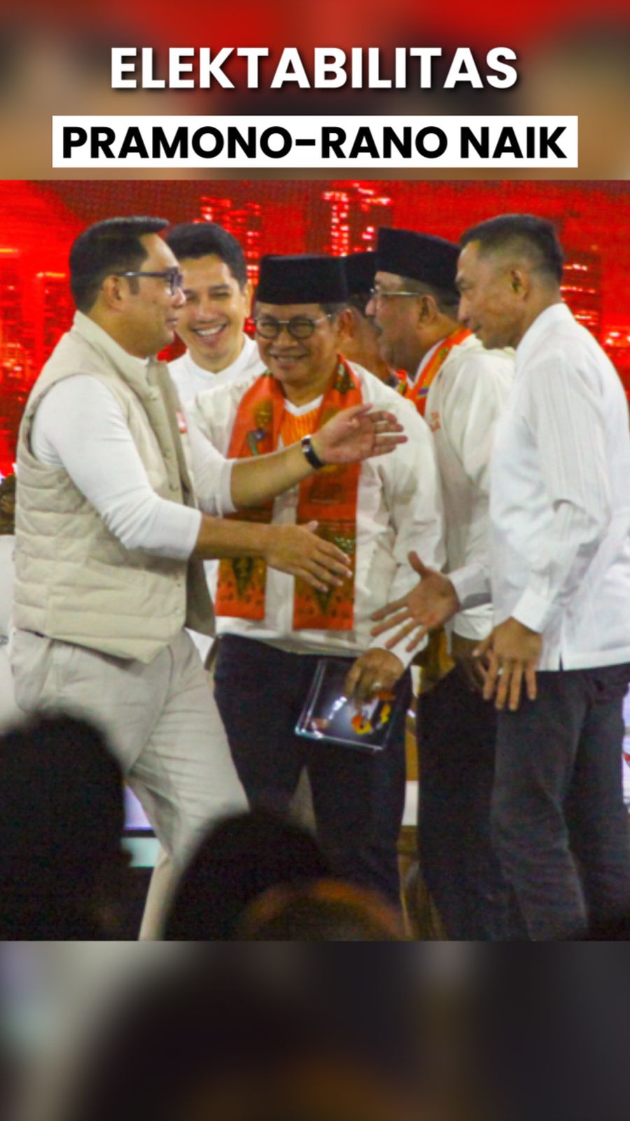 Video Survei SMRC: Pramono-Rano 46%, RK-Suswono 39,1%, Dharma-Kun 5,1%