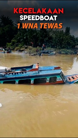 Video: Kecelakaan Speedboat di Banyuasin, Seorang WN China Tewas