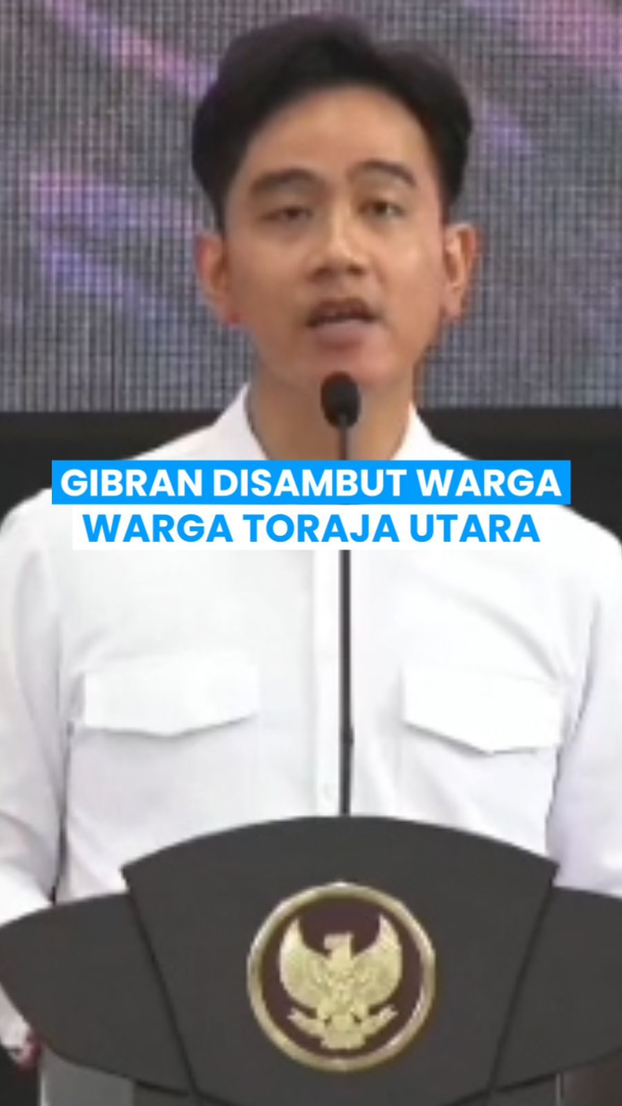 Video Gibran Minta Maaf Telat Datang di Acara PGI Toraja: Banyak Warga Menyapa