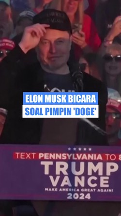 Video: Janji Elon Musk Seusai Ditunjuk Trump untuk Pimpin DOGE