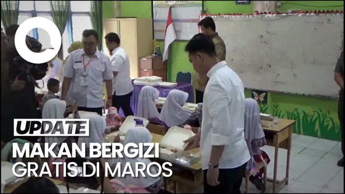 Video: Momen Gibran Cek Makan Bergizi Gratis di SD 103 Maros