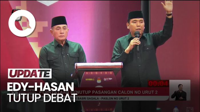 Video Edy-Hasan Tutup Debat, Janji Bangun Keberagaman-Kebinekaan