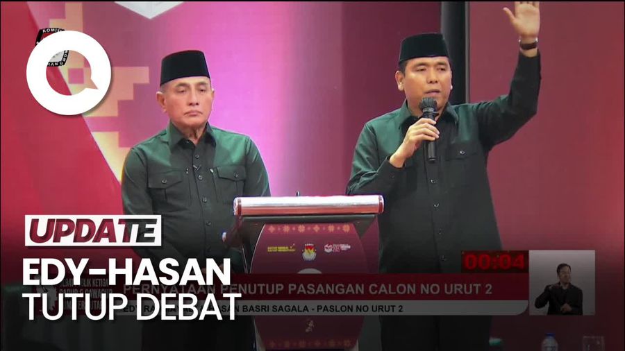 Video Edy-Hasan Tutup Debat, Janji Bangun Keberagaman-Kebinekaan
