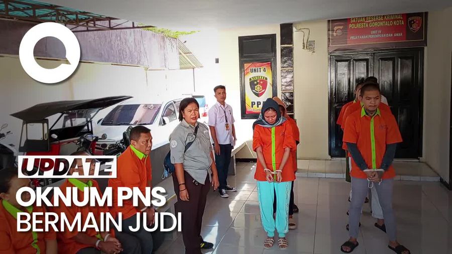 Video: 2 Oknum PNS di Gorontalo Ditangkap saat Main Judi Remi