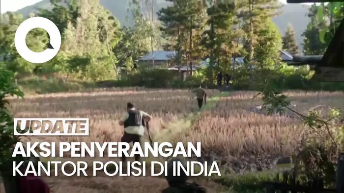 Video: 10 Orang Tewas dalam Penyerangan Kantor Polisi di India