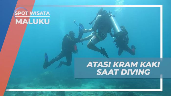 Mengatasi Kram Kaki Saat Diving di Pantai Waprea Maluku
