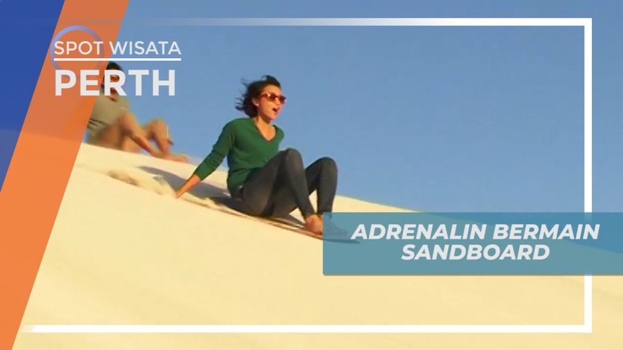 Mengasah Adrenalin Bermain Sandboarding di Gurun Pasir Lancelin, Perth