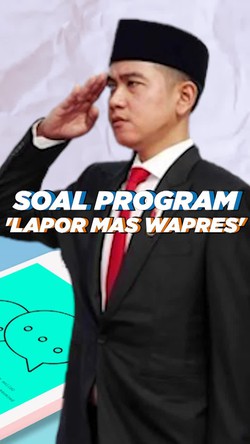 Video: Istana Sebut Lapor Mas Wapres Bukan Program Gibran Tapi Pemerintah