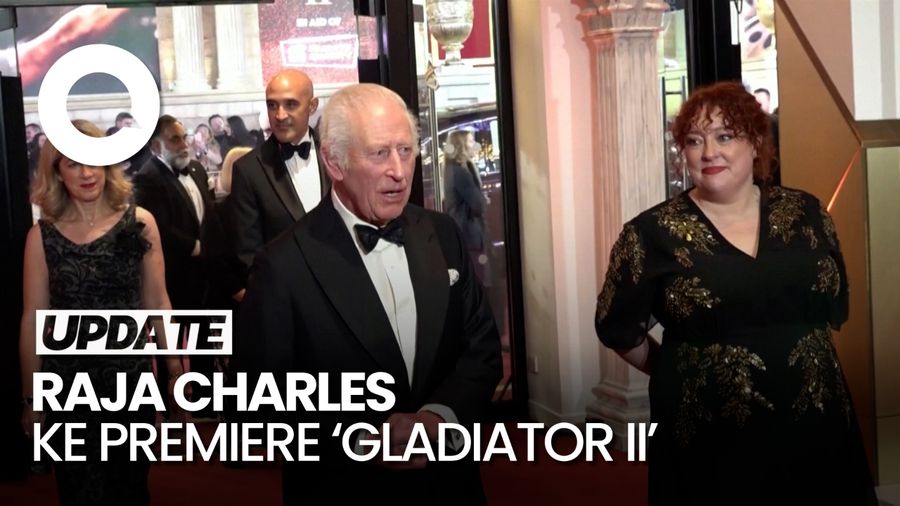 Video: Kala Raja Charles Hadiri Premiere Film Gladiator II