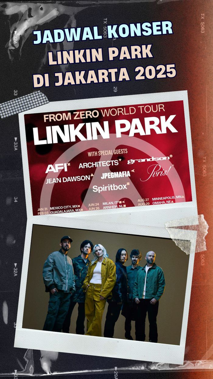 Video: Linkin Park Bakal Konser di Jakarta 16 Februari 2025