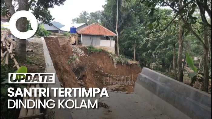 Video Begini Kondisi 5 Santri yang Luka Tertimpa Dinding Kolam Ponpes
