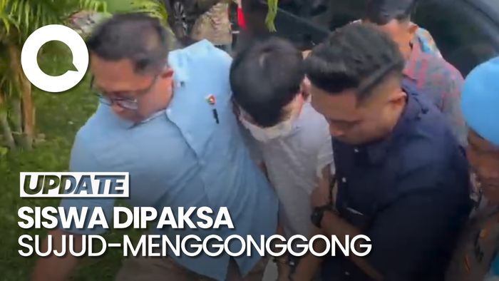 Video Wali Murid Paksa Siswa Menggonggong Jadi Tersangka