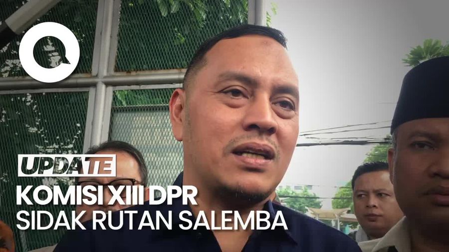 Video Komisi XIII DPR Sidak Rutan Salemba Buntut 7 Tahanan Kabur